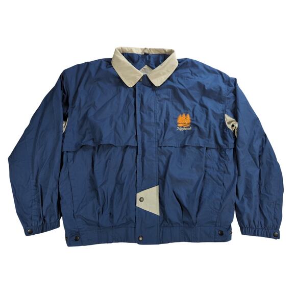 King Louie International Crown Club Blue Jacket Water Resistant Mens XL - Picture 1 of 16